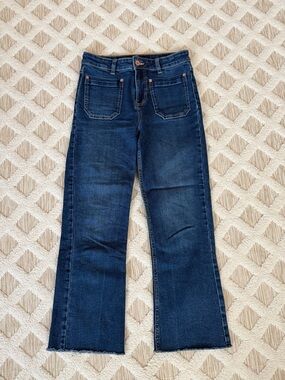 Dark Blue Women's Straight-Leg Jeans